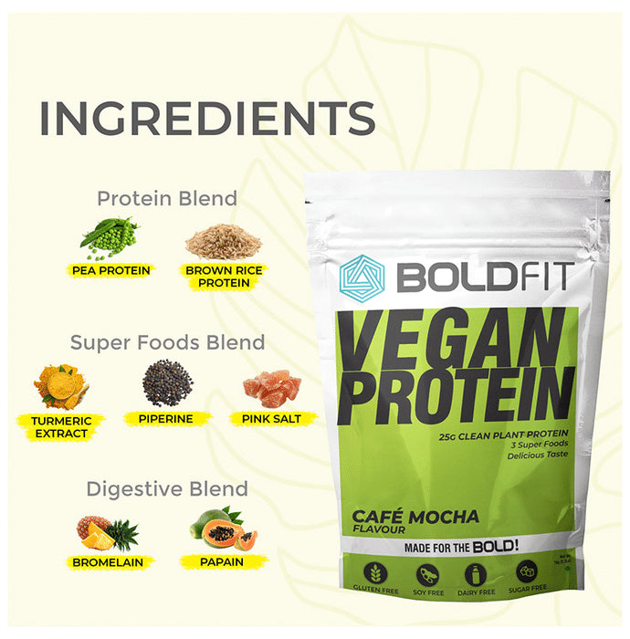 Boldfit Vegan Protein Cafe Mocha
