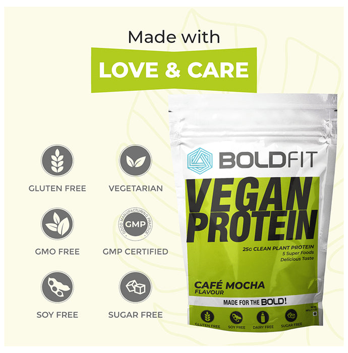 Boldfit Vegan Protein Cafe Mocha