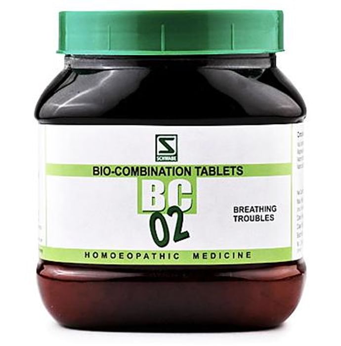 Dr Willmar Schwabe India Bio-Combination 02 (BC 02) Tablet - Classic Derma