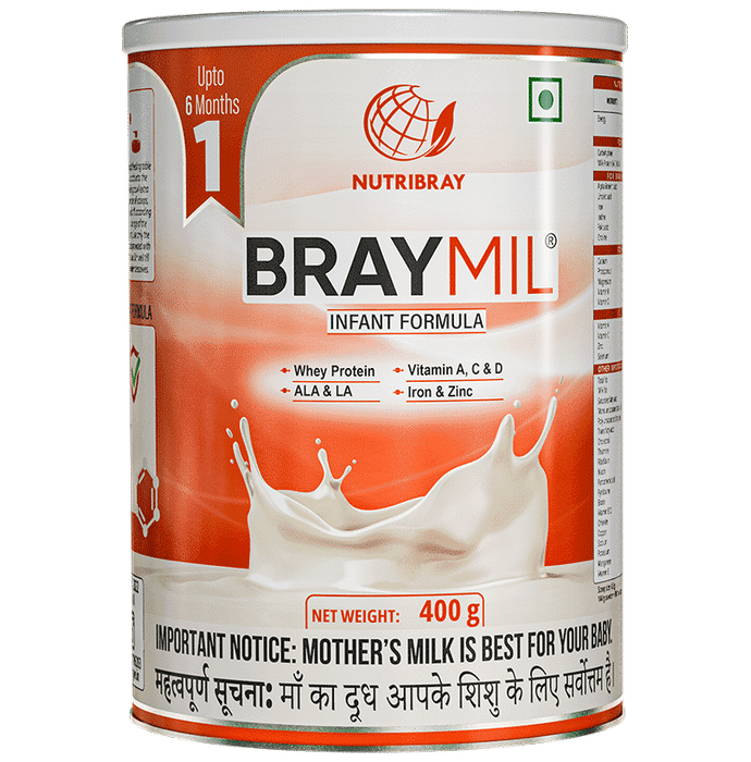Braymil Infant Formula 1 Upto 6 Months Powder - Classic Derma
