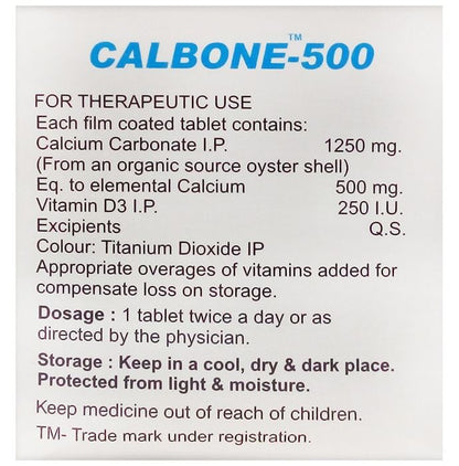 Calbone 500 Tablet