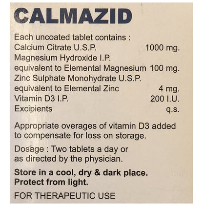 Calmazid Tablet