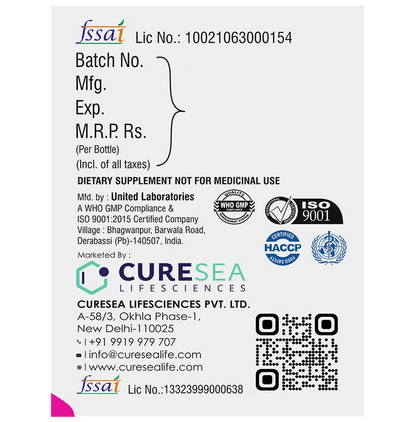 CURESEA Lifesciences B-Complex Tablet with Vitamin D3, E and Magnesium