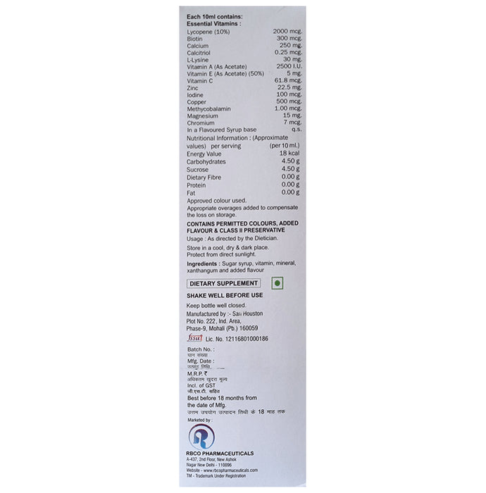 Cynomin-LCM Syrup Mix Fruit