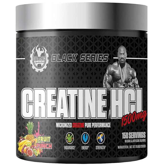 Dexter Jackson Black Series Creatine HCL Powder Fruit Punch - Classic Derma
