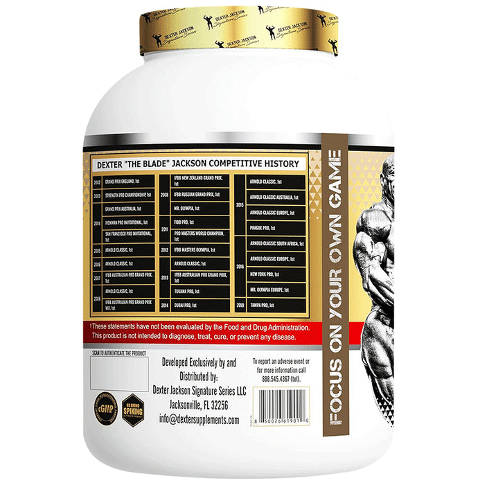 Dexter Jackson Whey Gold Protein Blend Powder Double Chocolate