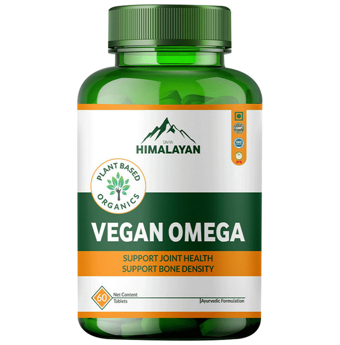 Divya Himalayan Plant Based Organics Vegan Omega Tablet - Classic Derma
