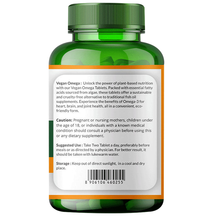 Divya Himalayan Plant Based Organics Vegan Omega Tablet