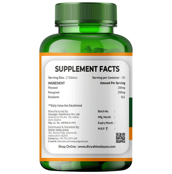 Divya Himalayan Plant Based Organics Vegan Omega Tablet