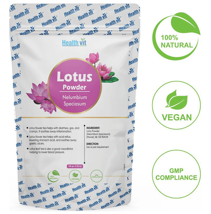 HealthVit Natural Lotus Powder - Classic Derma