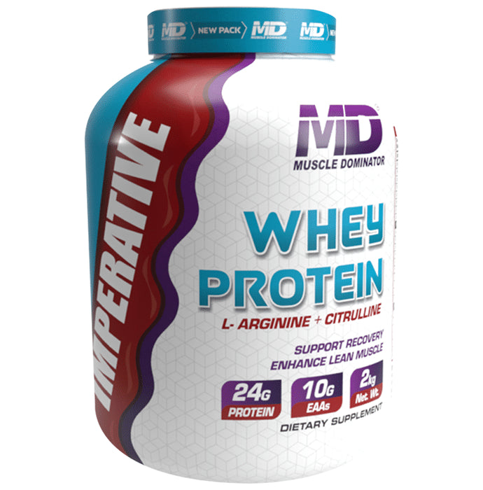 Muscle Dominator Imperative Whey Protein Chocolate Powder - Classic Derma