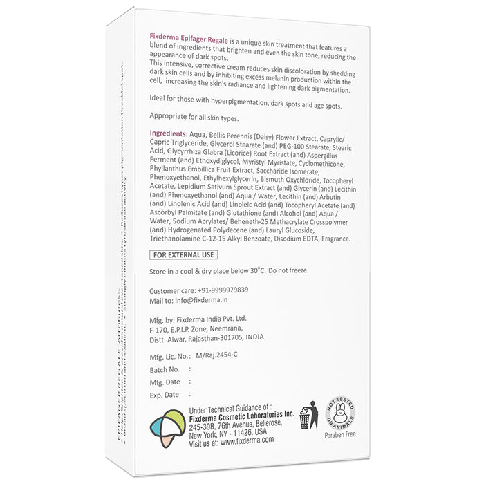 Fixderma Epifager Regale Cream