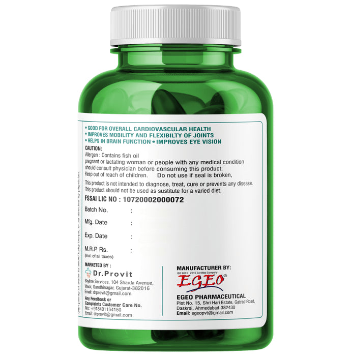 Dr.Provit Omega 3 Fish Oil 1000mg Capsule