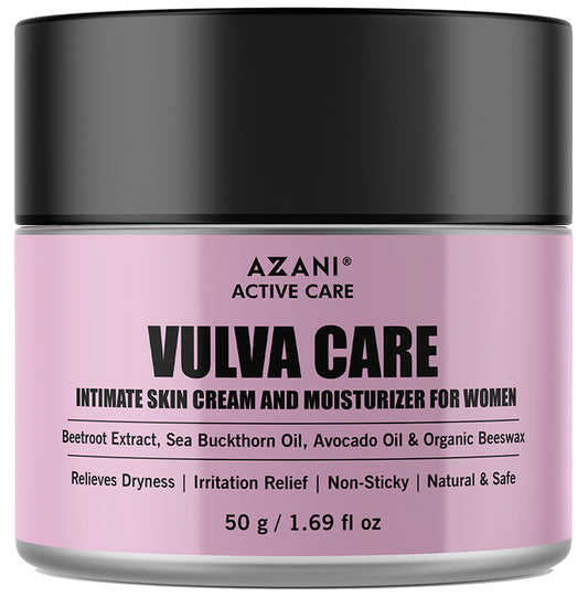 Azani Active Care Vulva Care Intimate Skin Cream and Moisturizer for Women - Classic Derma