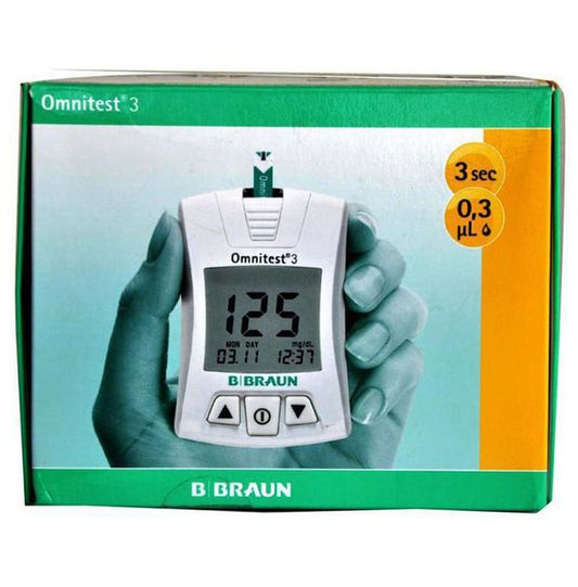 B Braun Omnitest 3 Blood Glucose Meter - Classic Derma
