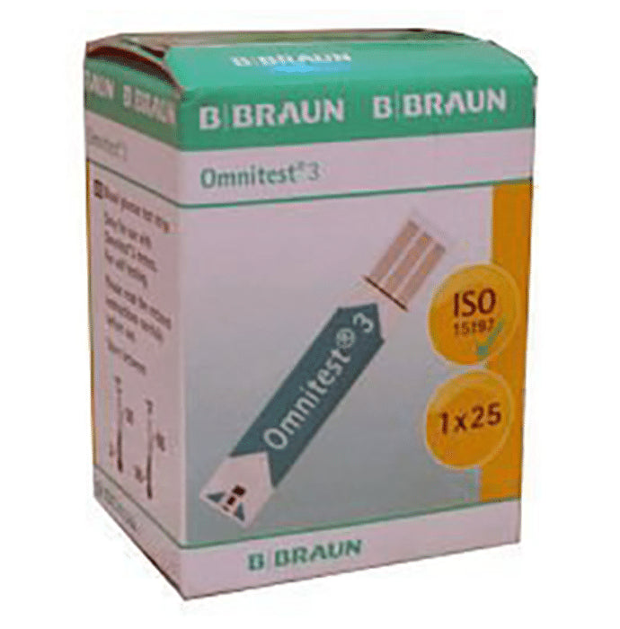 B Braun Omnitest 3 Test Strip White - Classic Derma