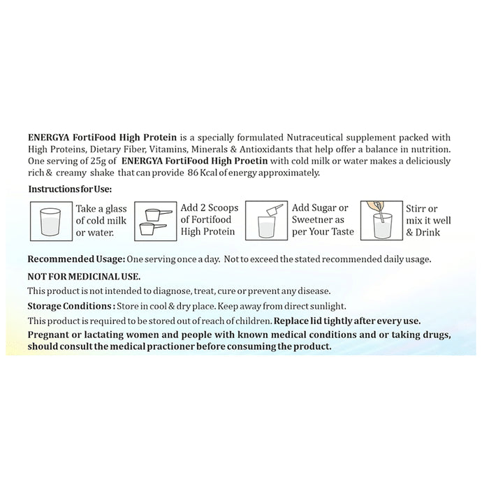 Energya FortiFood High Protein Powder