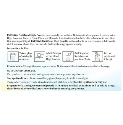 Energya FortiFood High Protein Powder