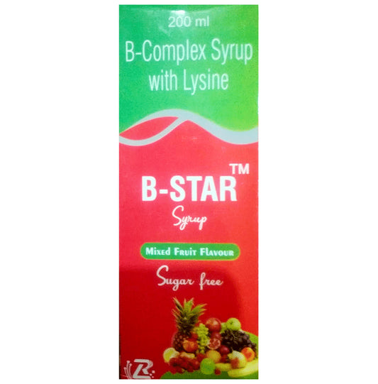 B-Star Syrup Mixed Fruit Sugar Free - Classic Derma