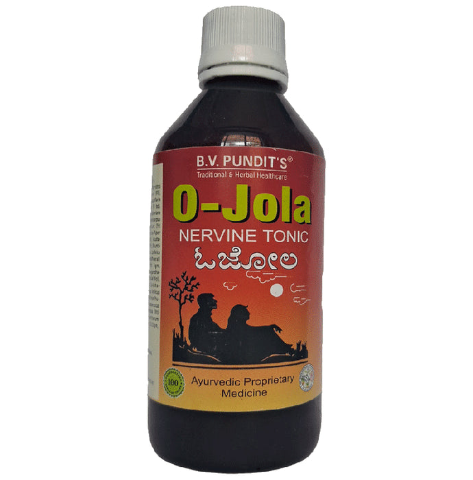 B. V. Pundit's O-Jola Nervine Tonic Syrup - Classic Derma