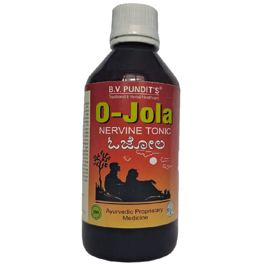 B. V. Pundit's O-Jola Nervine Tonic Syrup - Classic Derma