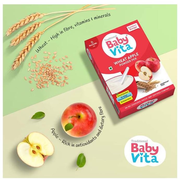 Baby Vita Wheat Apple Powder Mix