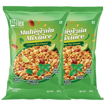 Fit & Flex Multigrain Mixture (180gm Each) Lemony Mint - Classic Derma