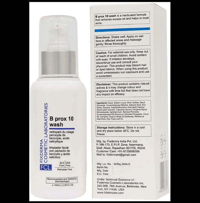 Fixderma B Prox 10 Face Wash