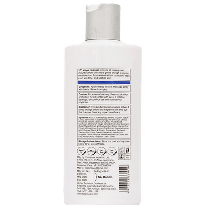 Fixderma Cosmetic Laboratories C Scape Cleanser