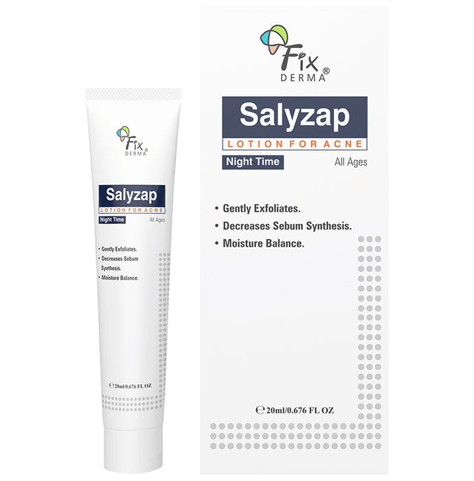 Fixderma Salyzap Lotion For Acne Night Time - Classic Derma