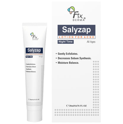 Fixderma Salyzap Lotion For Acne Night Time - Classic Derma