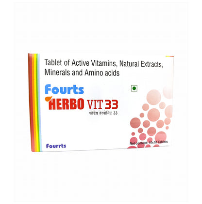 Fourts Herbo Vit 33 Tablet - Classic Derma