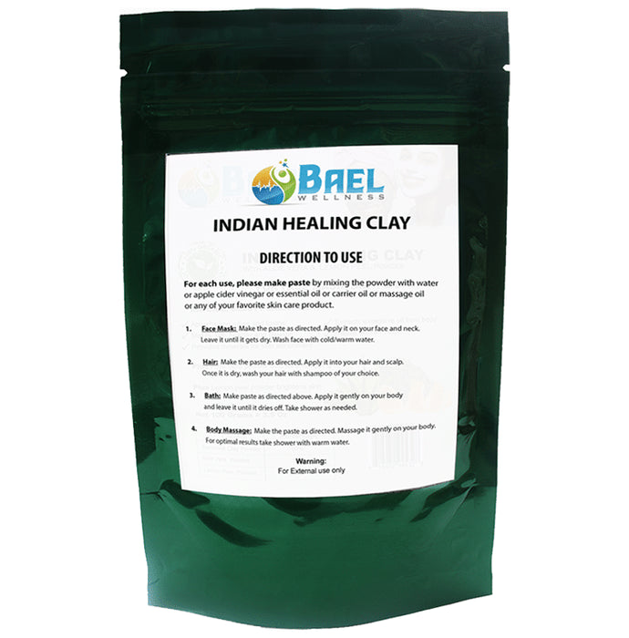 Bael Wellness Indian Healing Clay with Turmeric Roots Powder & Clove Powder