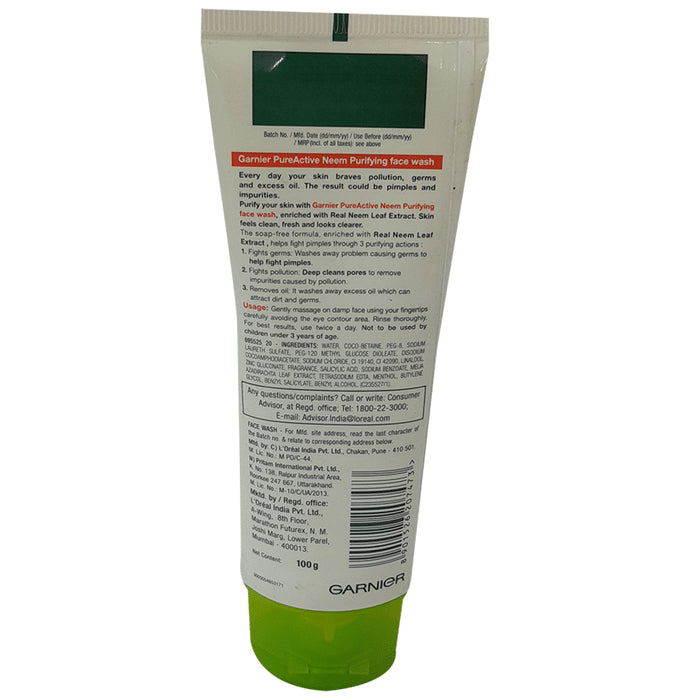 Garnier Skin Naturals Pure Active Purifying Face Wash