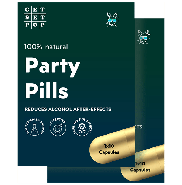 Get Set Pop Party Pills Capsule (10 Each) - Classic Derma