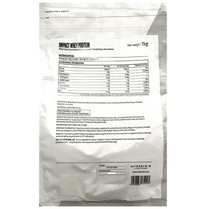 Myprotein Impact Whey Protein Powder Cookie and Cream
