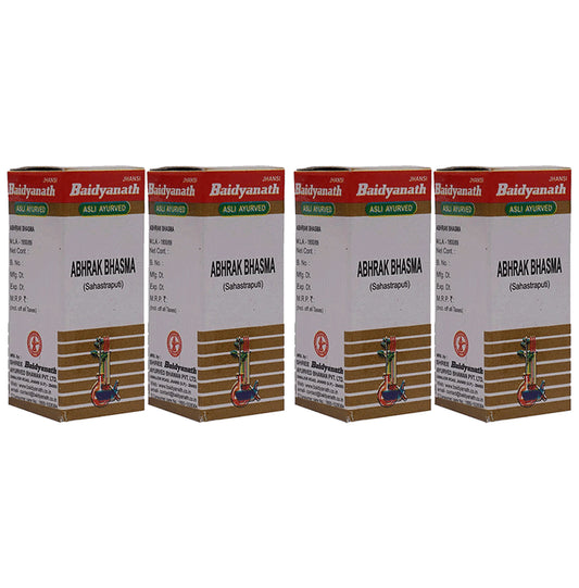 Baidyanath (Jhansi) Abhrak Bhasma-Sahastraputi (1gm Each) - Classic Derma