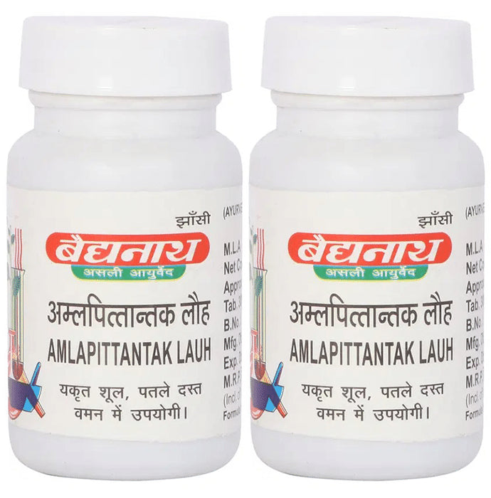 Baidyanath (Jhansi) Amlapittantak Lauh Tablet (40 Each) - Classic Derma