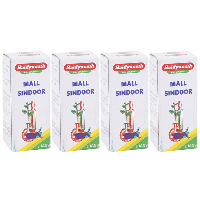 Baidyanath (Jhansi) Mall Sindoor Powder (2.5gm Each) - Classic Derma