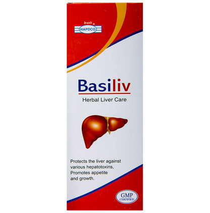 Hapdco Basiliv Herbal Liver Care Syrup - Classic Derma