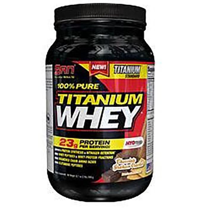 SAN 100% Pure Titanium Whey Protein Powder Chocolate Graham Cracker - Classic Derma