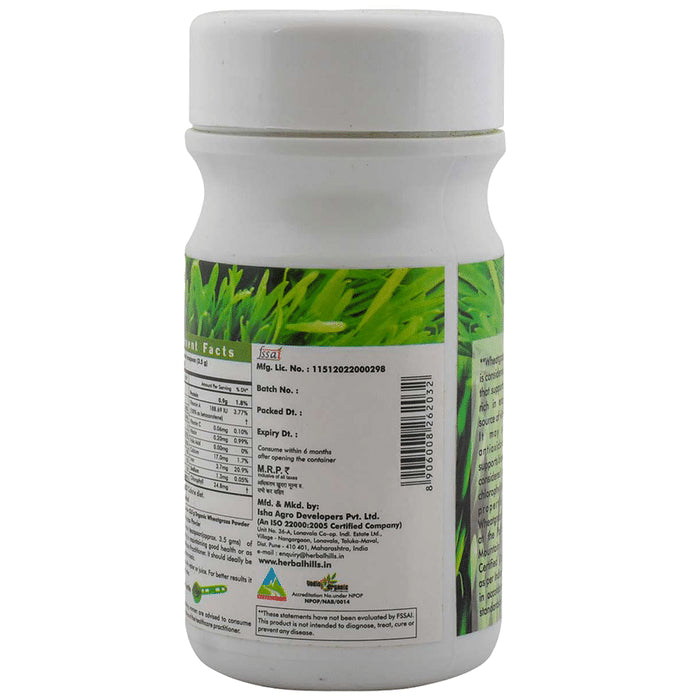 Herbal Hills Wheat-O-Power Wheatgrass Powder