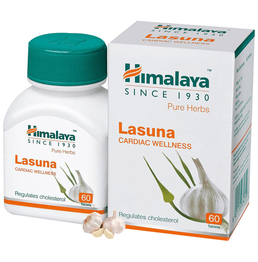 Himalaya Wellness Pure Herbs Lasuna Cardiac Wellness Tablet | For Healthy Cholesterol - Classic Derma