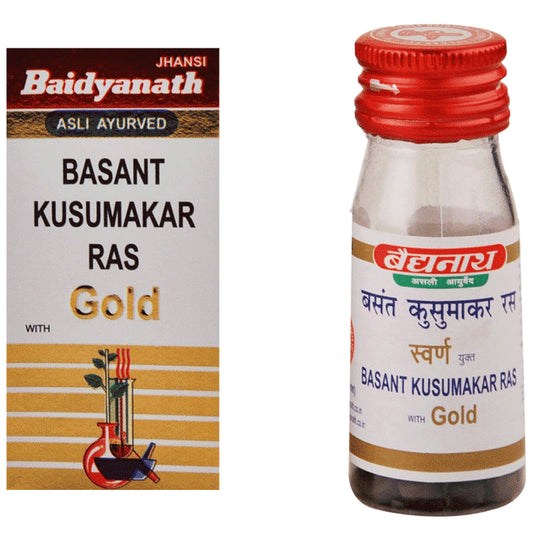 Baidyanath (Jhansi) Basant Kusumakar Ras with Gold
