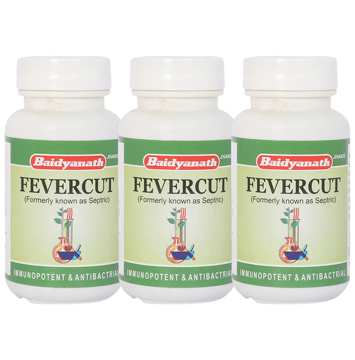 Baidyanath (Jhansi) Fevercut Tablet (100 Each) - Classic Derma