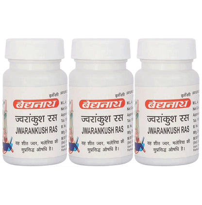 Baidyanath (Jhansi) Jwarankush Ras Tablet (80 Each) - Classic Derma