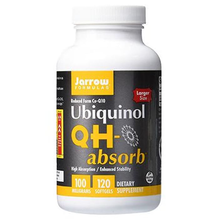 Jarrow Formulas Ubiquinol QH-Absorb 100mg Softgels | Reduced Form of CoQ10 - Classic Derma