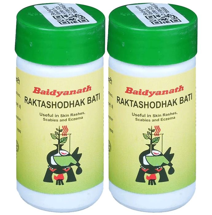 Baidyanath (Jhansi) Rakta Shodhak Bati Tablet (50 Each) - Classic Derma