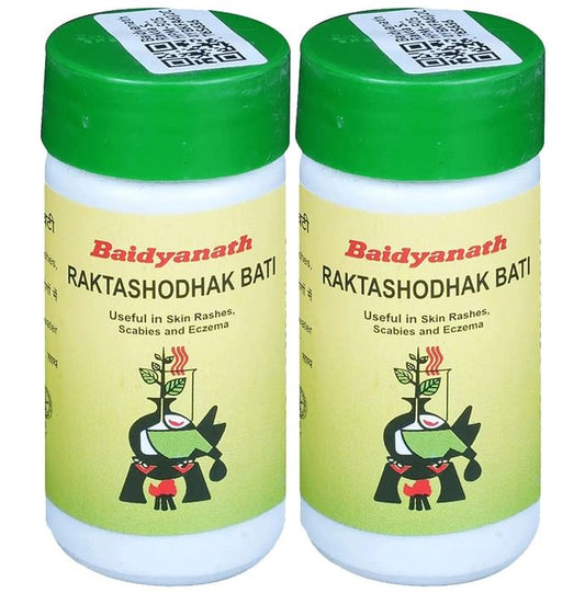 Baidyanath (Jhansi) Rakta Shodhak Bati Tablet (50 Each) - Classic Derma