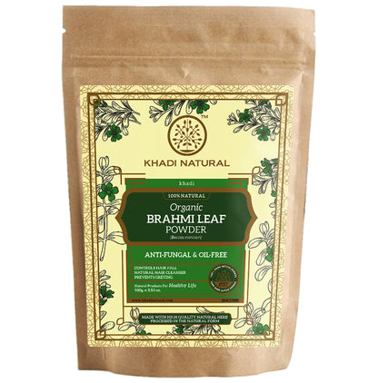 Khadi Naturals Organic Brahmi Leaf Powder - Classic Derma